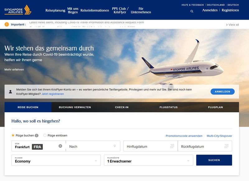Erfahrungen: Singapore Airlines